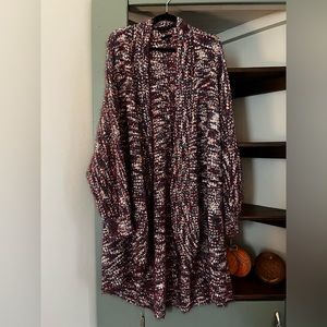 Multi color oversized kimono